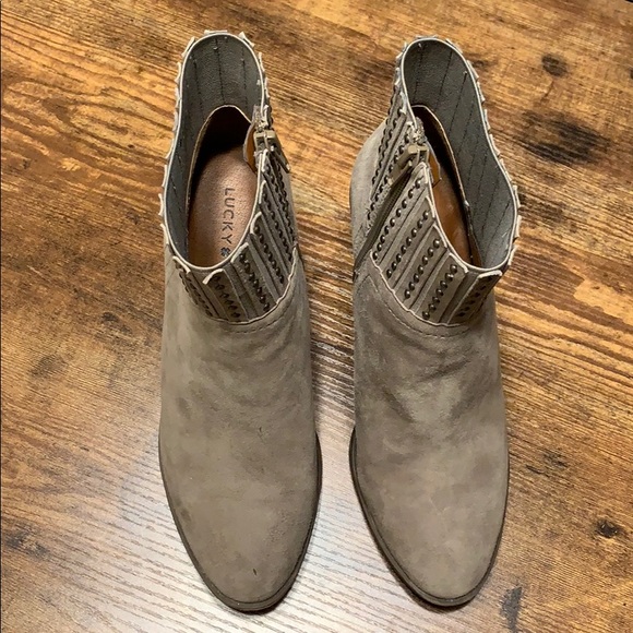Lucky Brand stud suede boots - Picture 2 of 3